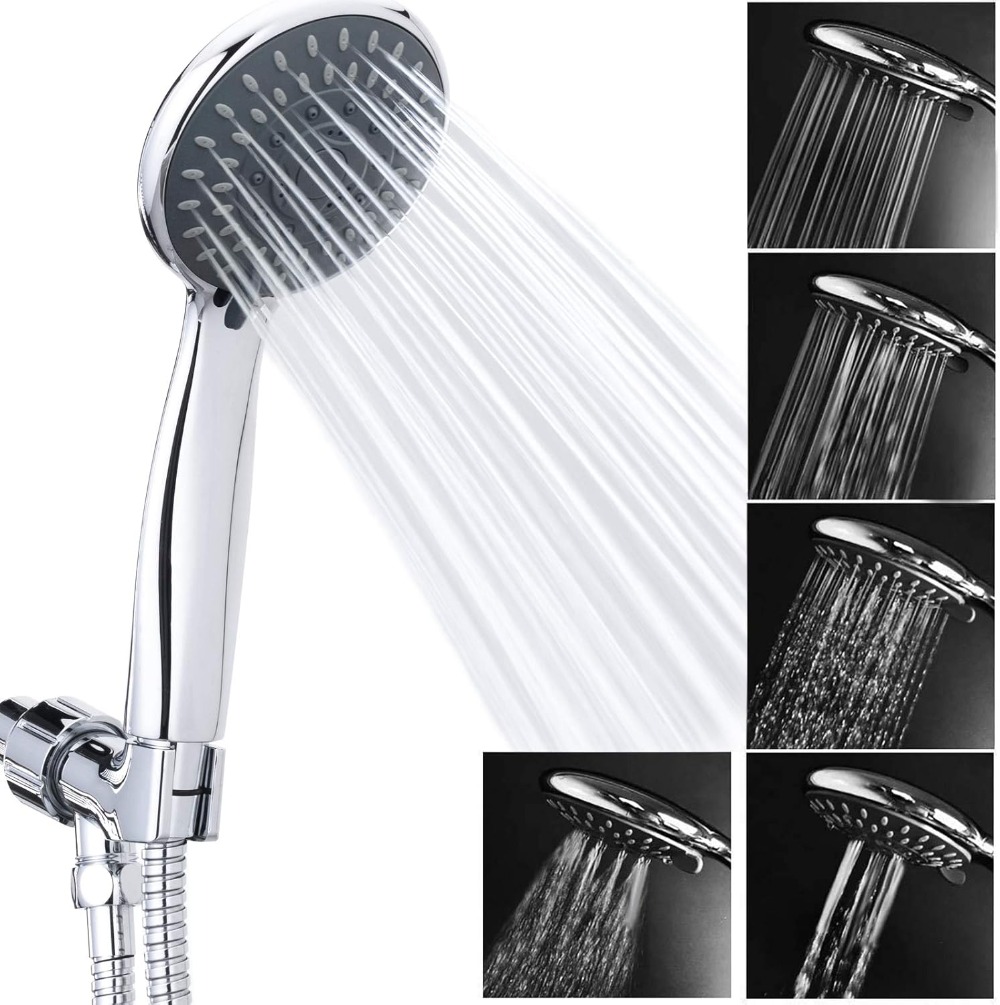 5-Setting High Pressure Handhe - High Pressure Shower Head Handheld 评论和价格
