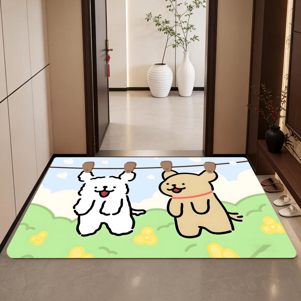Anime L-LINE FRIENDS Puppy Flo - Quick Dry Diatomite Bath Mat 评论和价格