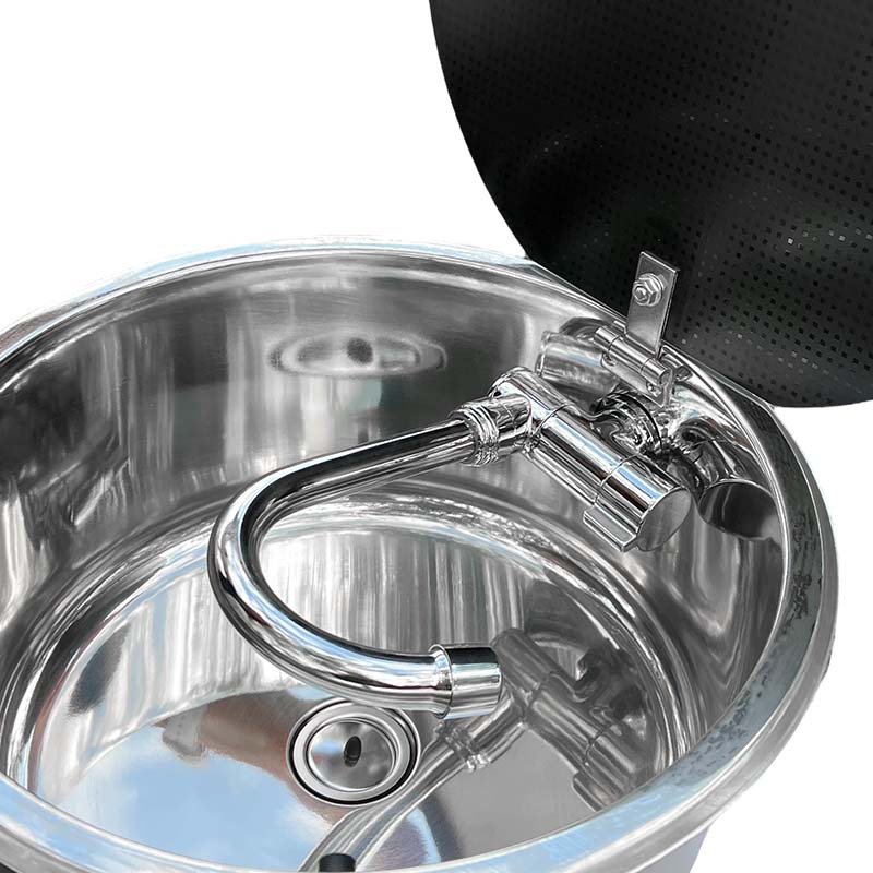 RV Circular Sink with Lid Kitc - Kitchen 评论和价格