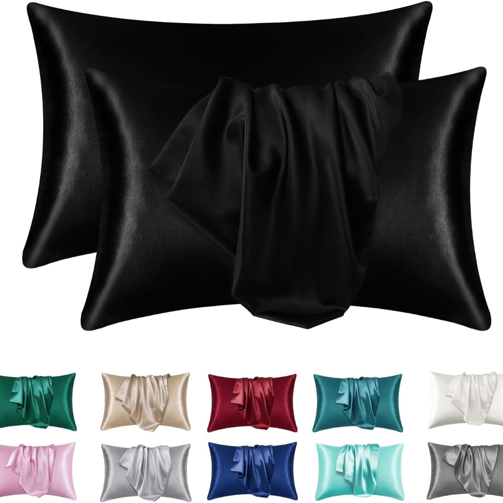 1/2pcs Satin Silk Pillowcase f - Satin Silk Pillowcase Hair Skin 评论和价格
