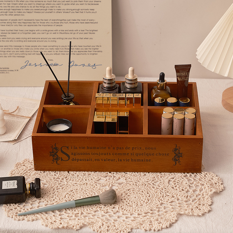Zakka retro wooden portable si - Storage & Organization 评论和价格