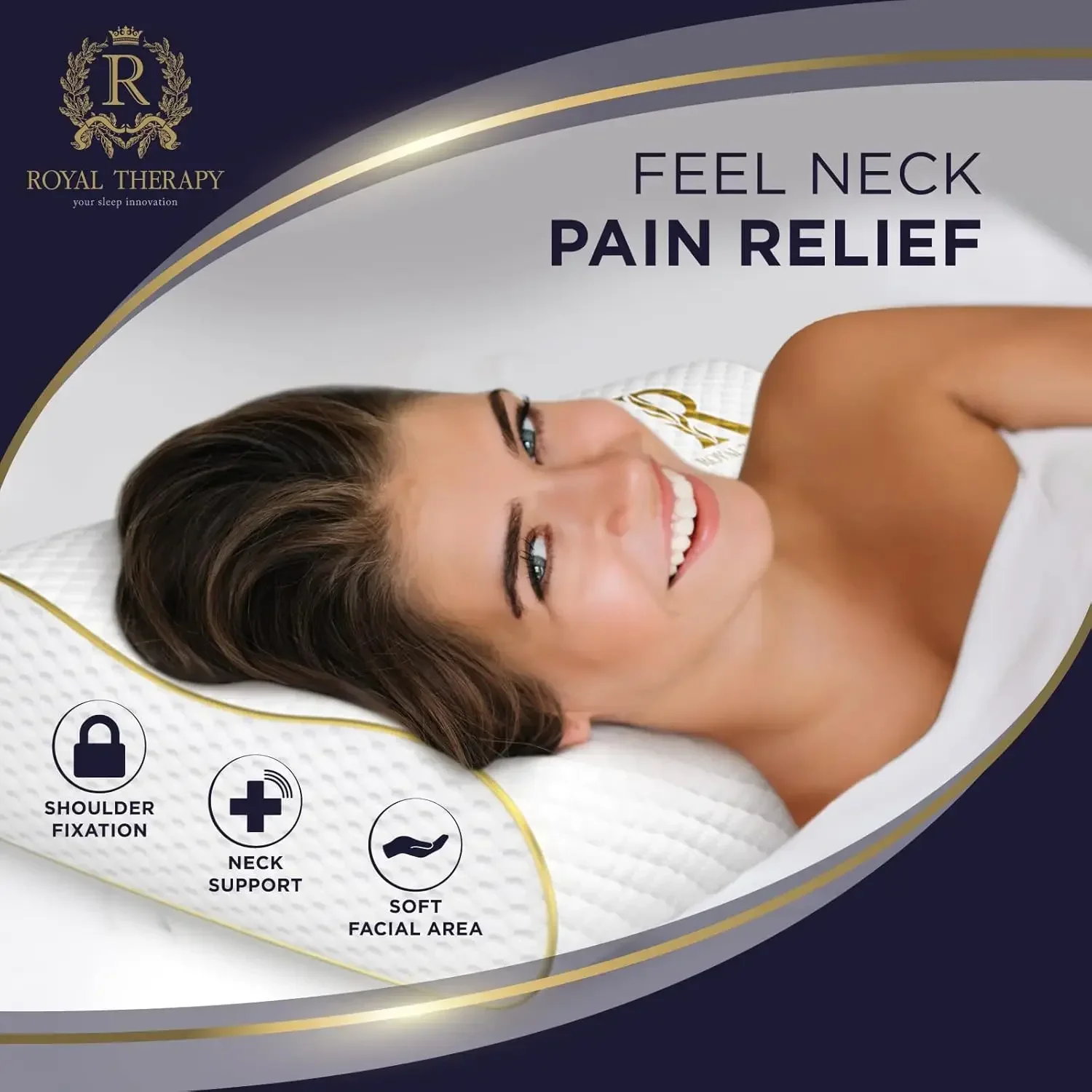 2-Pack Queen Memory Foam Pillo - Memory Foam Orthopedic Pillow Neck Pain 评论和价格