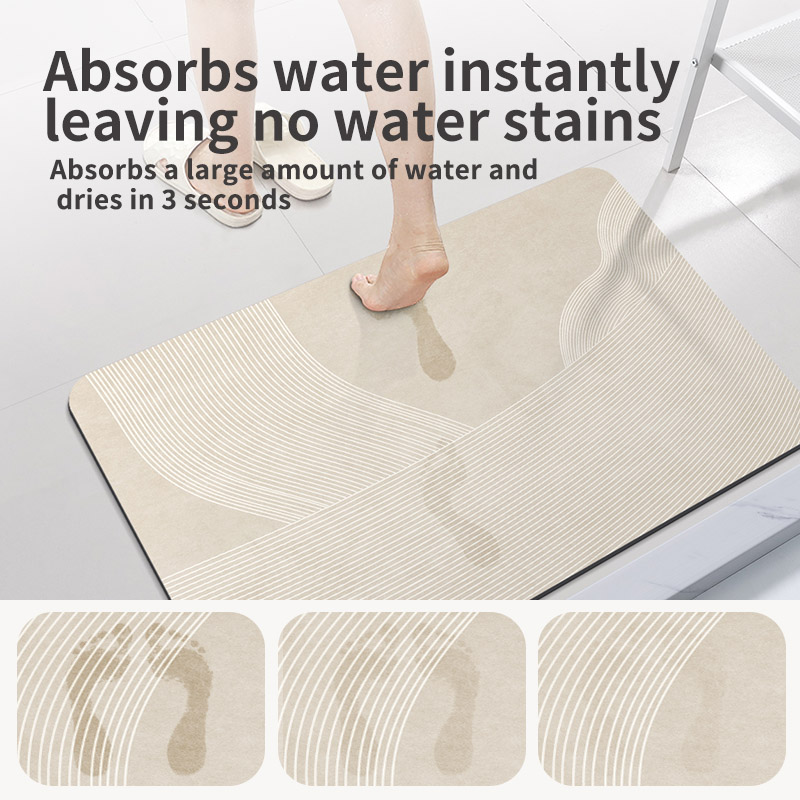 Diatomite Foot Mats Bath Mat B - Quick Dry Diatomite Bath Mat 评论和价格