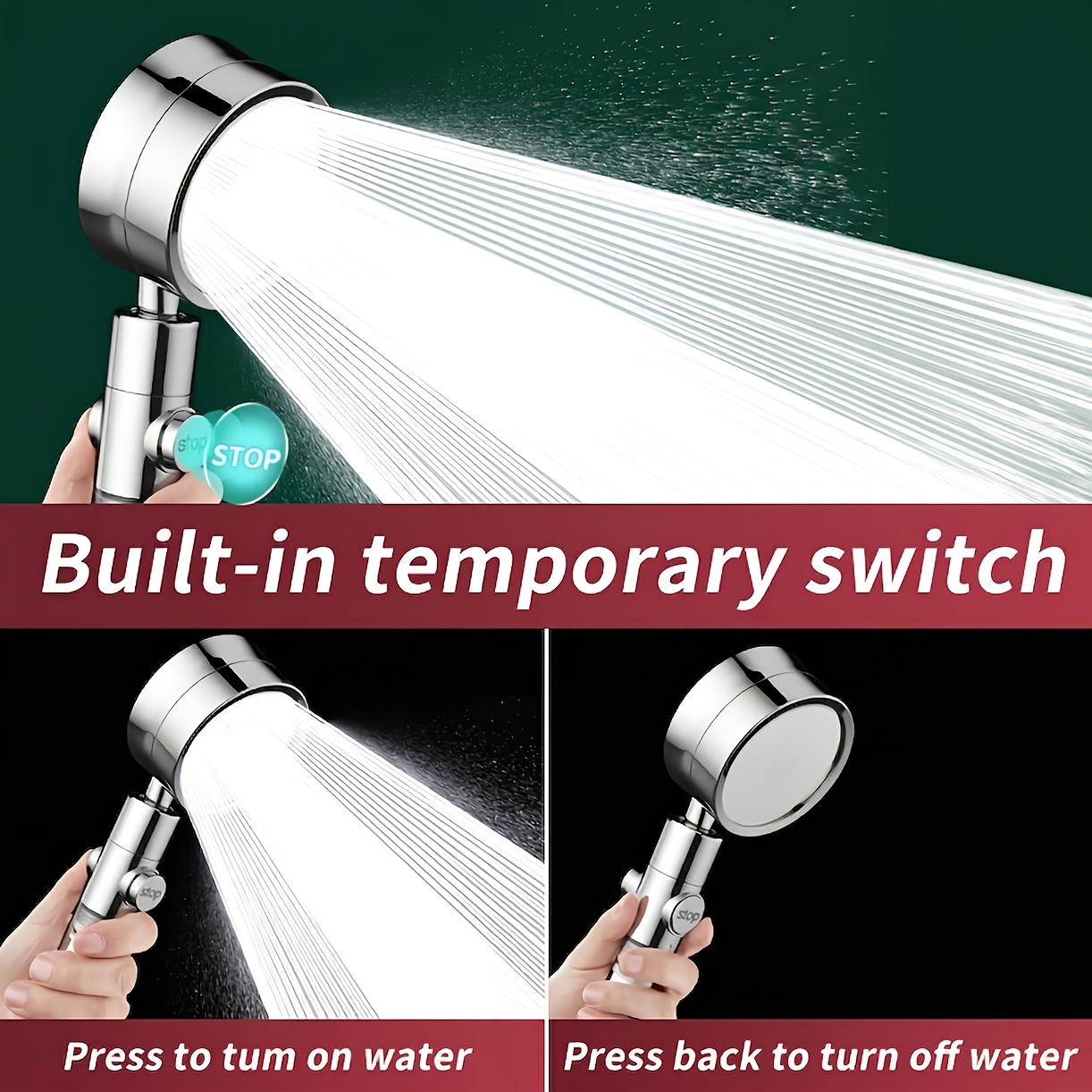 Visible Filter Window High Pre - High Pressure Shower Head Handheld 评论和价格