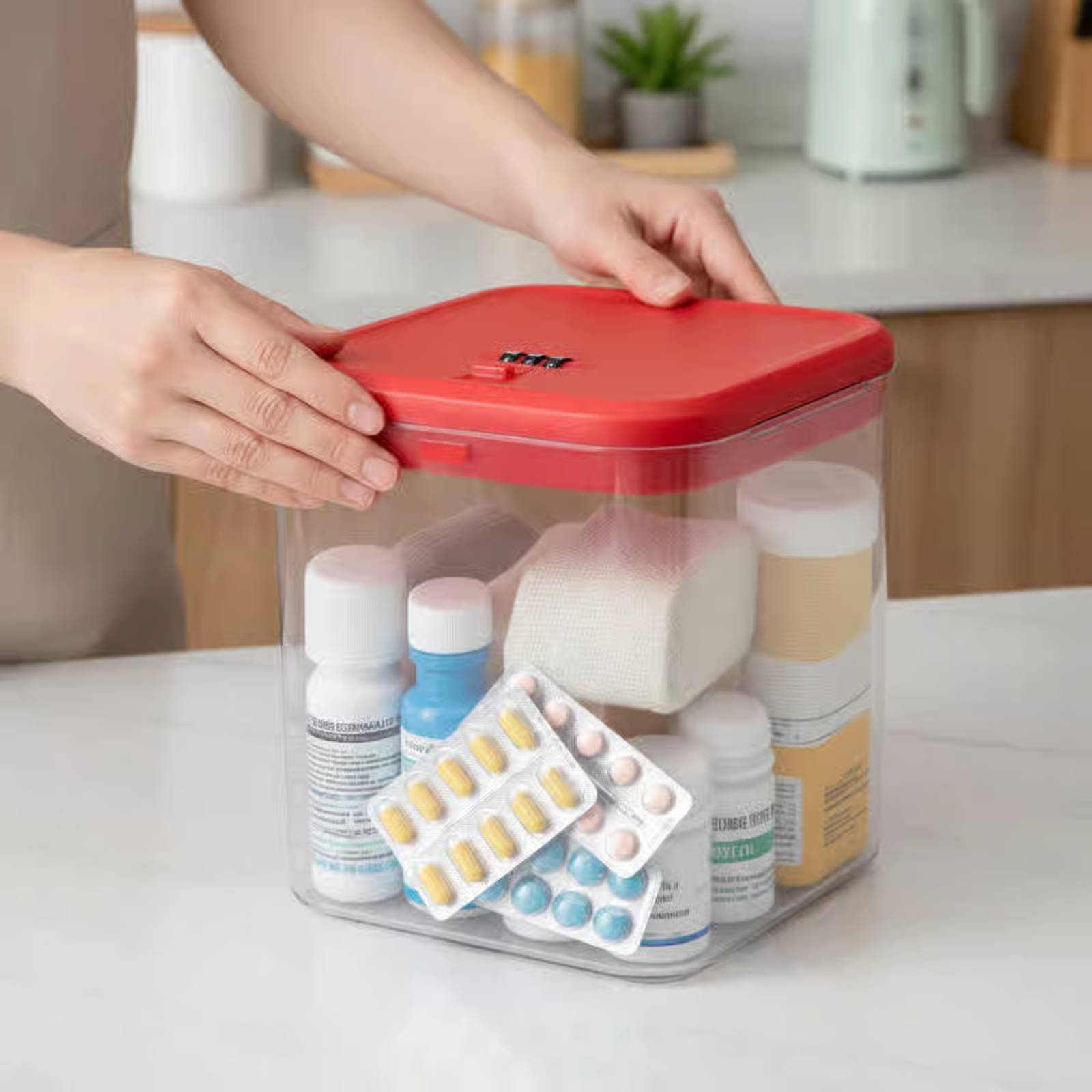 Clear Lockable Box Versatile L - Kitchen 评论和价格