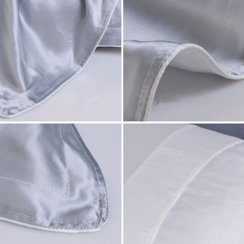 48x74cm Pillowcase Patchwork S - Satin Silk Pillowcase Hair Skin 评论和价格