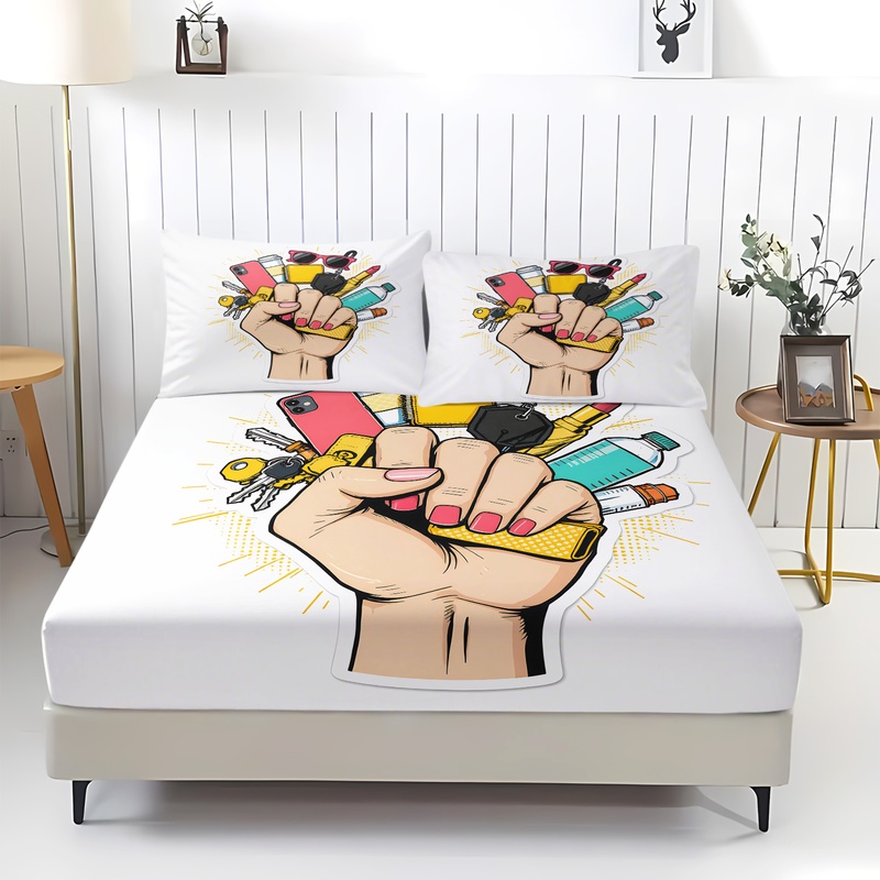 Urban Carry Essentials Fitted  - Fitted Bed Sheets Deep Pocket 评论和价格