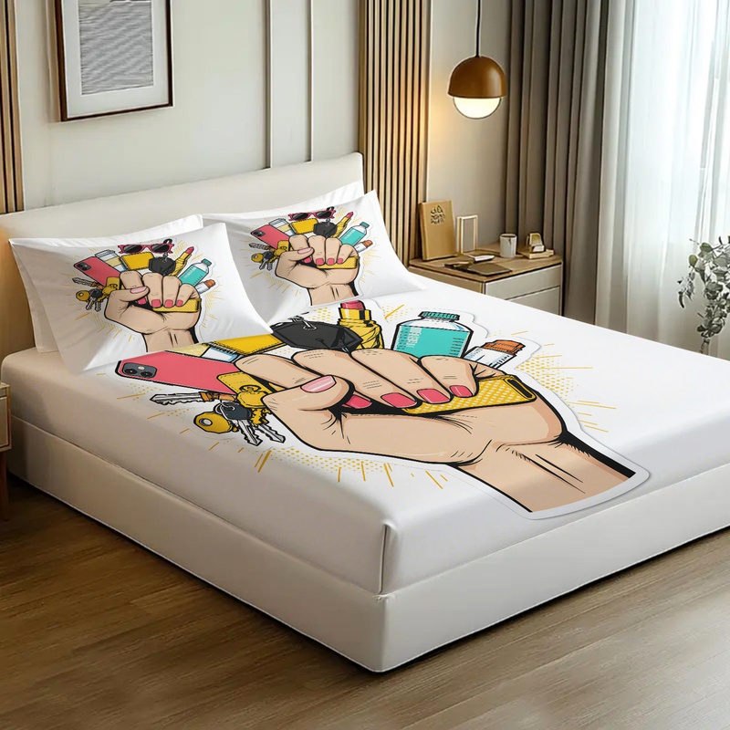 Urban Carry Essentials Fitted  - Fitted Bed Sheets Deep Pocket 评论和价格