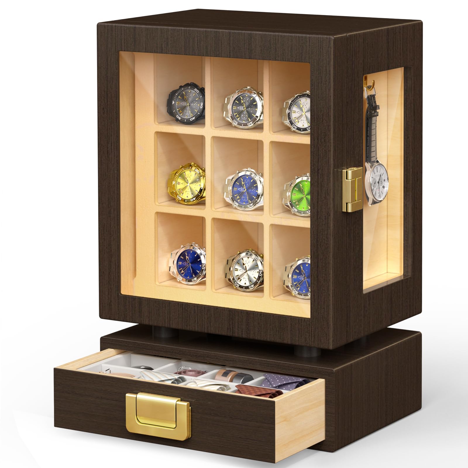 Custom Rectangle Wooden Watch  - Storage & Organization 评论和价格