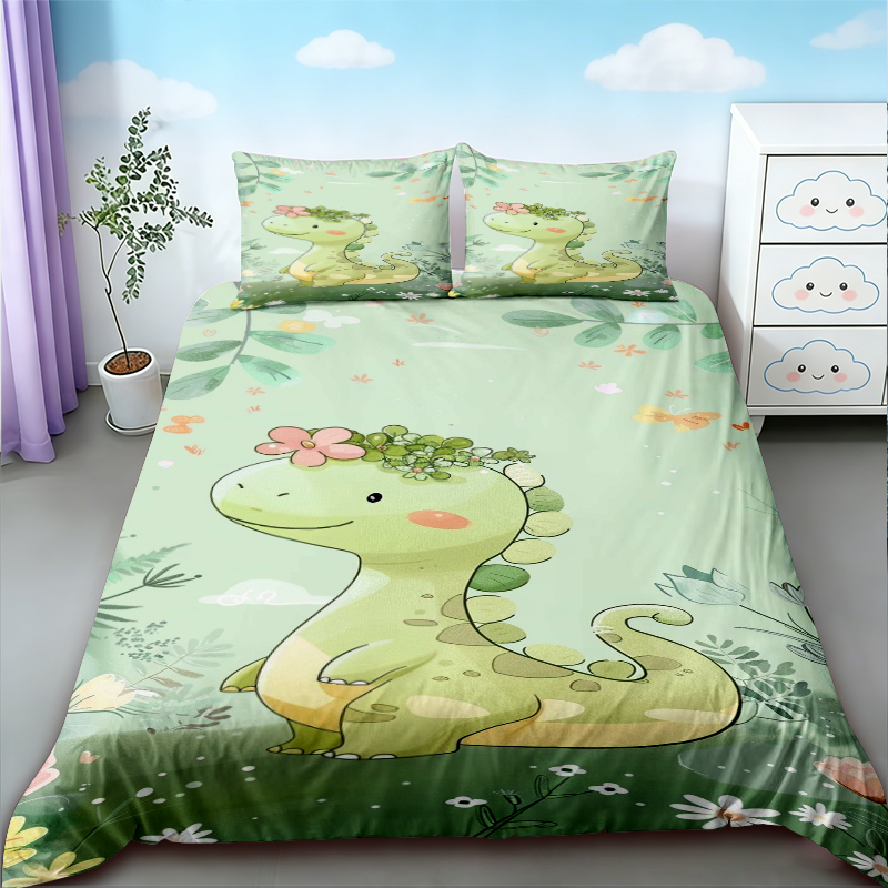 Duvet Cover Cute Dinosaur King - Bedding 评论和价格