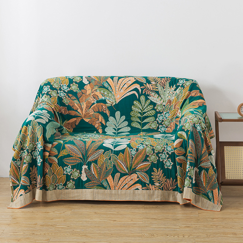 Muslin Gauze Bedspread On The  - Muslin Cotton Bedspread 评论和价格