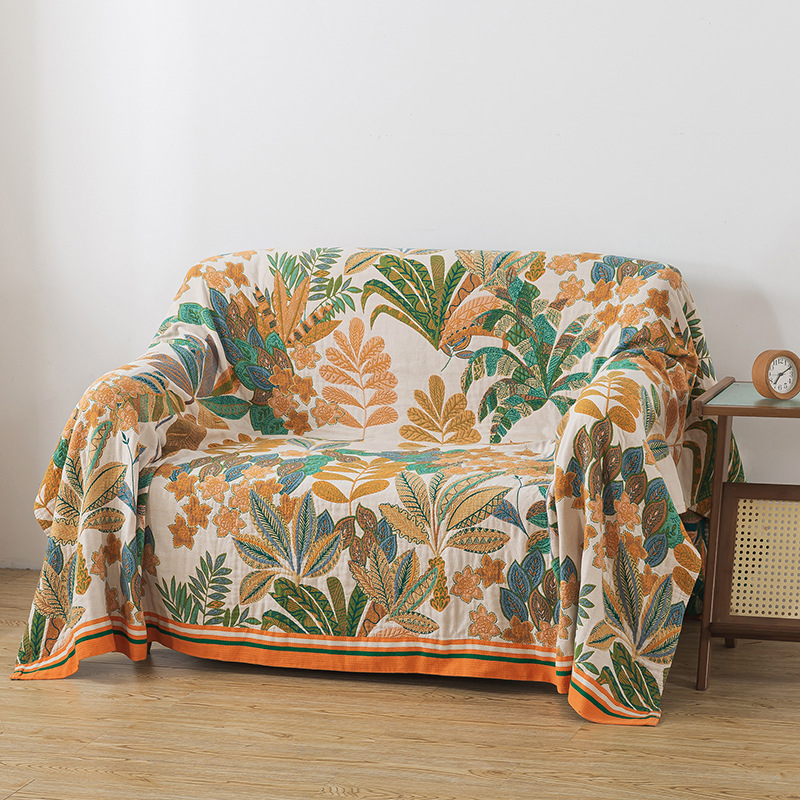 Muslin Gauze Bedspread On The  - Muslin Cotton Bedspread 评论和价格