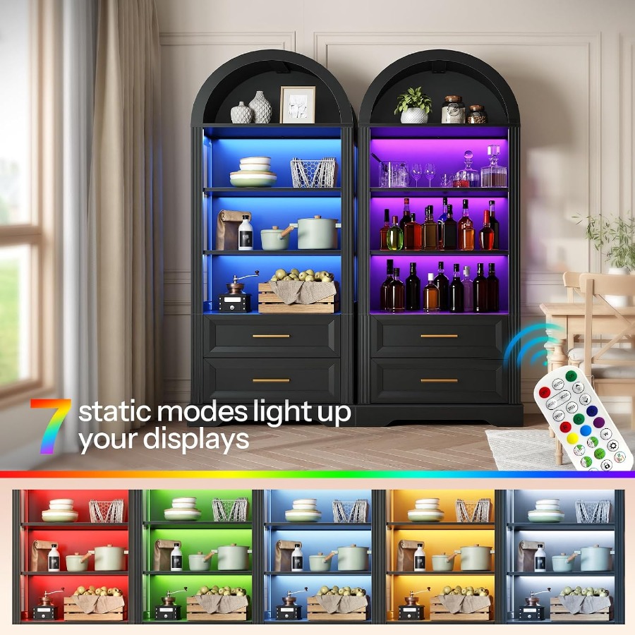 Display Cabinet, Tall Arched B - Storage & Organization 评论和价格
