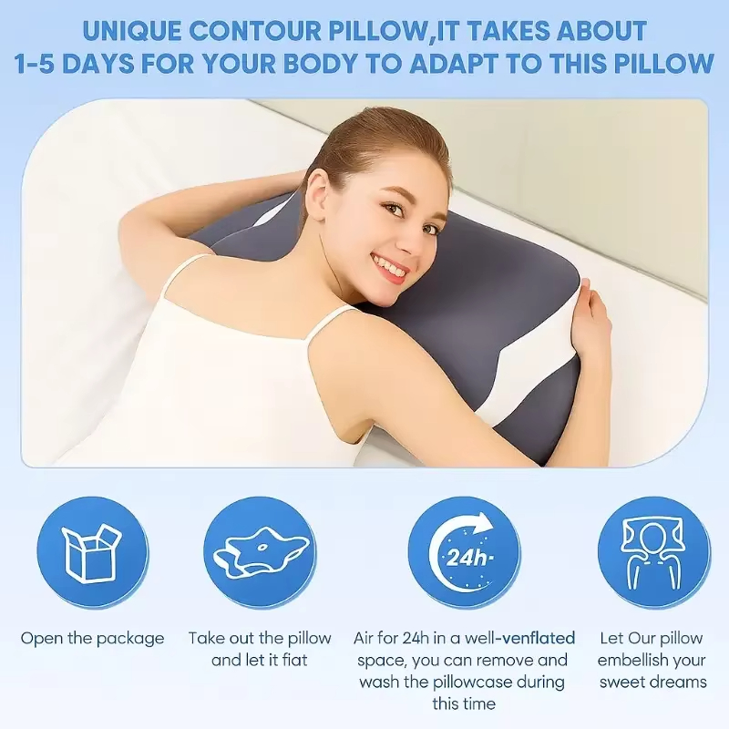 Memory Foam Pillows Butterfly  - Memory Foam Orthopedic Pillow Neck Pain 评论和价格