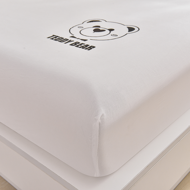100% Cotton Fitted Sheet 28cm  - Fitted Bed Sheets Deep Pocket 评论和价格