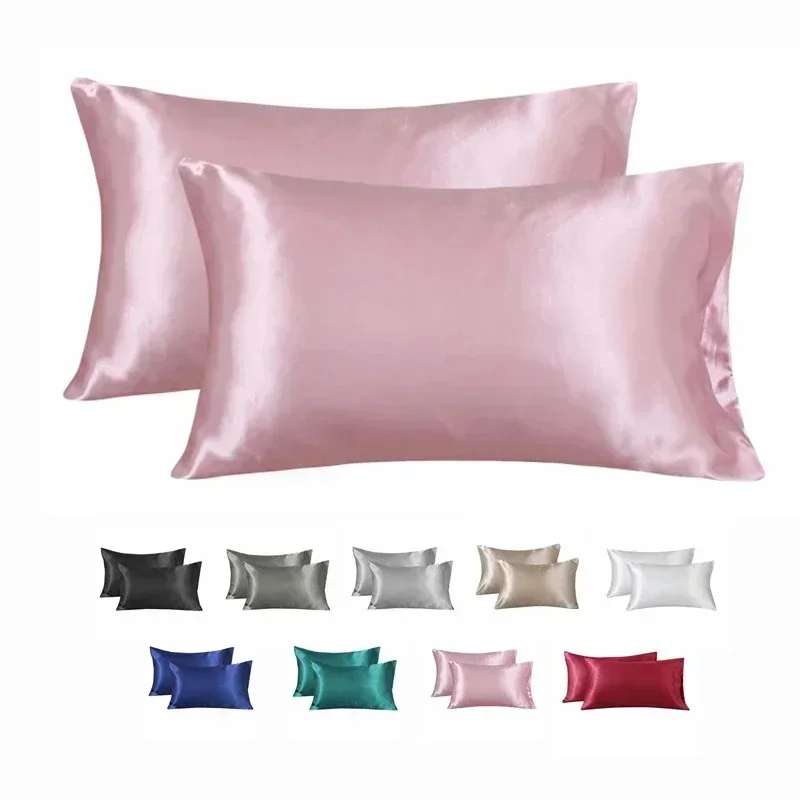 100% Silk Pillowcase Pillow Co - Satin Silk Pillowcase Hair Skin 评论和价格