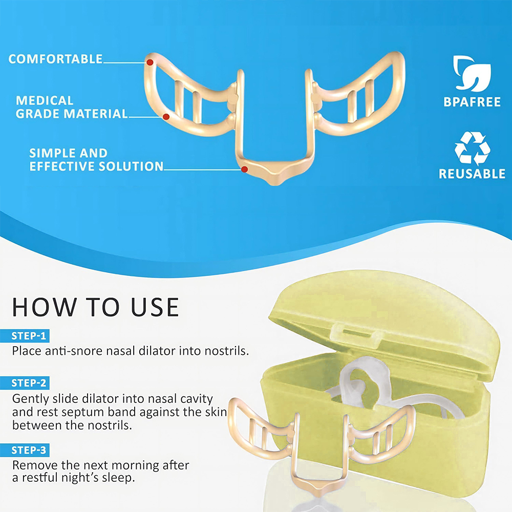 Anti Snore Nasal Dilator Stop  - Anti Snore Contour Pillow 评论和价格