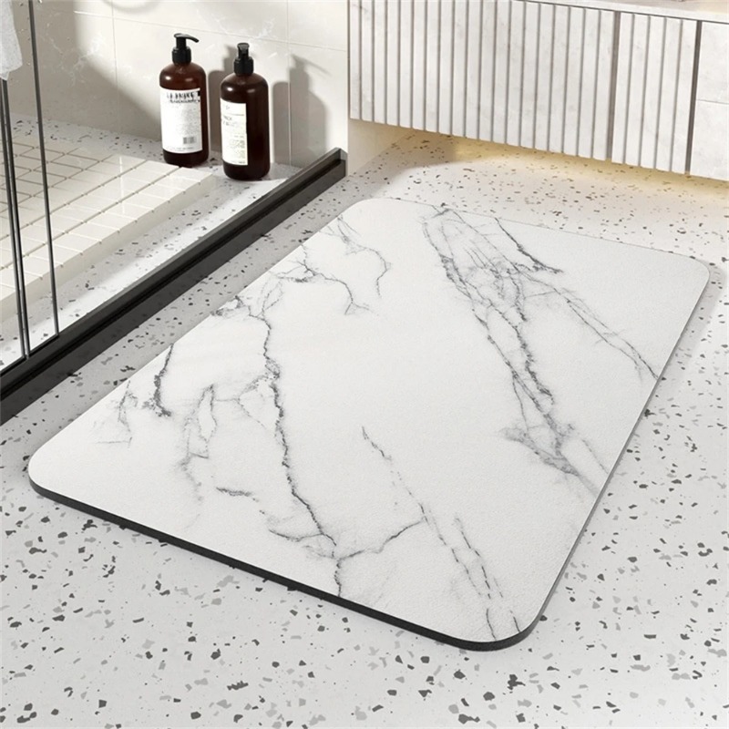 1pc Bathroom Rugs Washable Bat - Quick Dry Diatomite Bath Mat 评论和价格