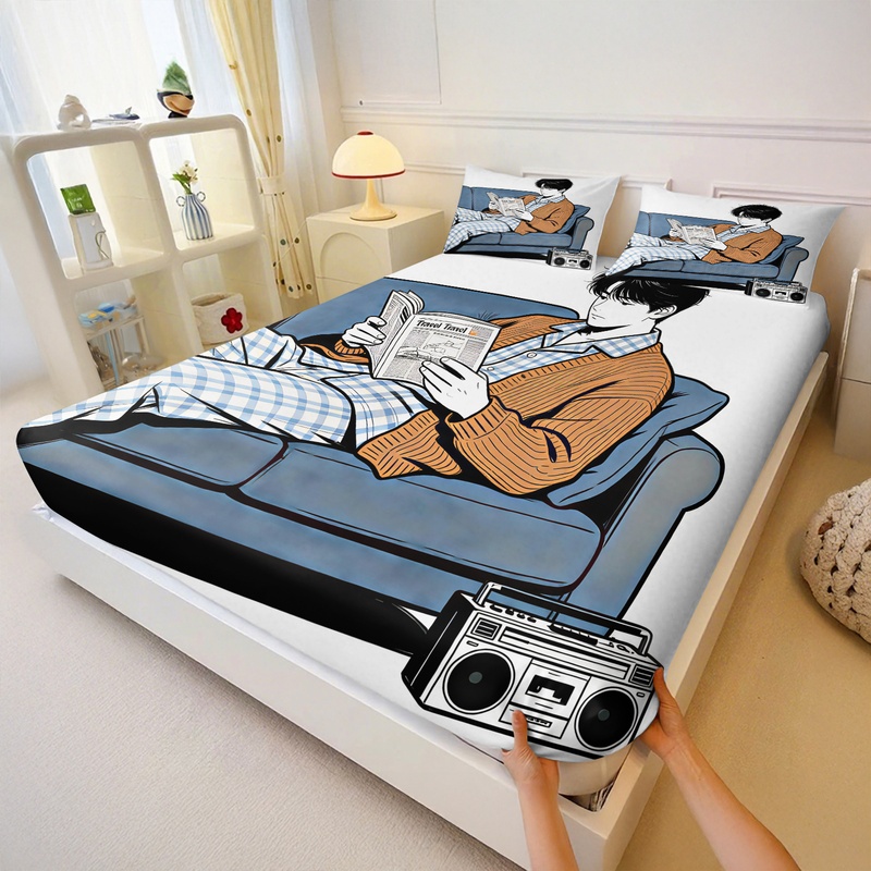 Soft Travel Prep Fitted Sheet  - Fitted Bed Sheets Deep Pocket 评论和价格