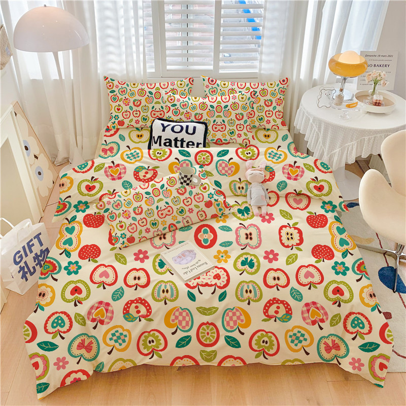 Cottagecore Vintage Colorful A - Aesthetic Floral Duvet Cover 评论和价格