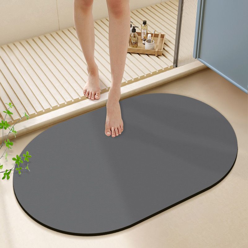 VIKAMA Irregular Oval Diatomit - Quick Dry Diatomite Bath Mat 评论和价格