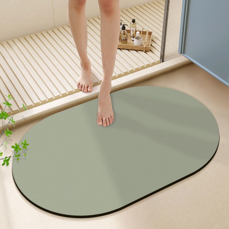 VIKAMA Irregular Oval Diatomit - Quick Dry Diatomite Bath Mat 评论和价格