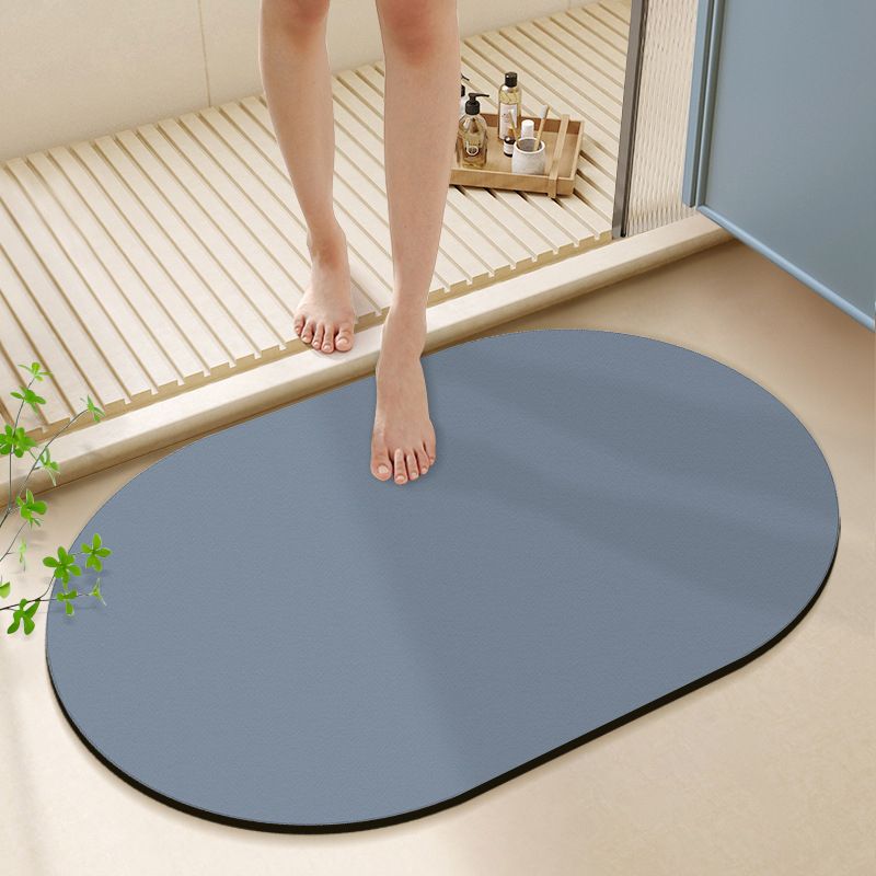 VIKAMA Irregular Oval Diatomit - Quick Dry Diatomite Bath Mat 评论和价格