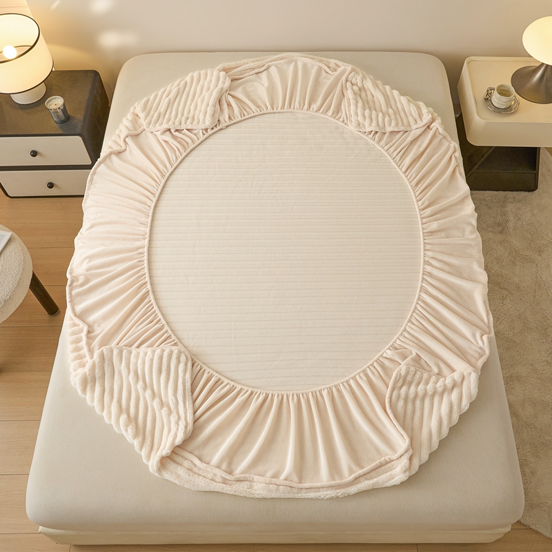 Imitation Rabbit Plush Winter  - Fitted Bed Sheets Deep Pocket 评论和价格