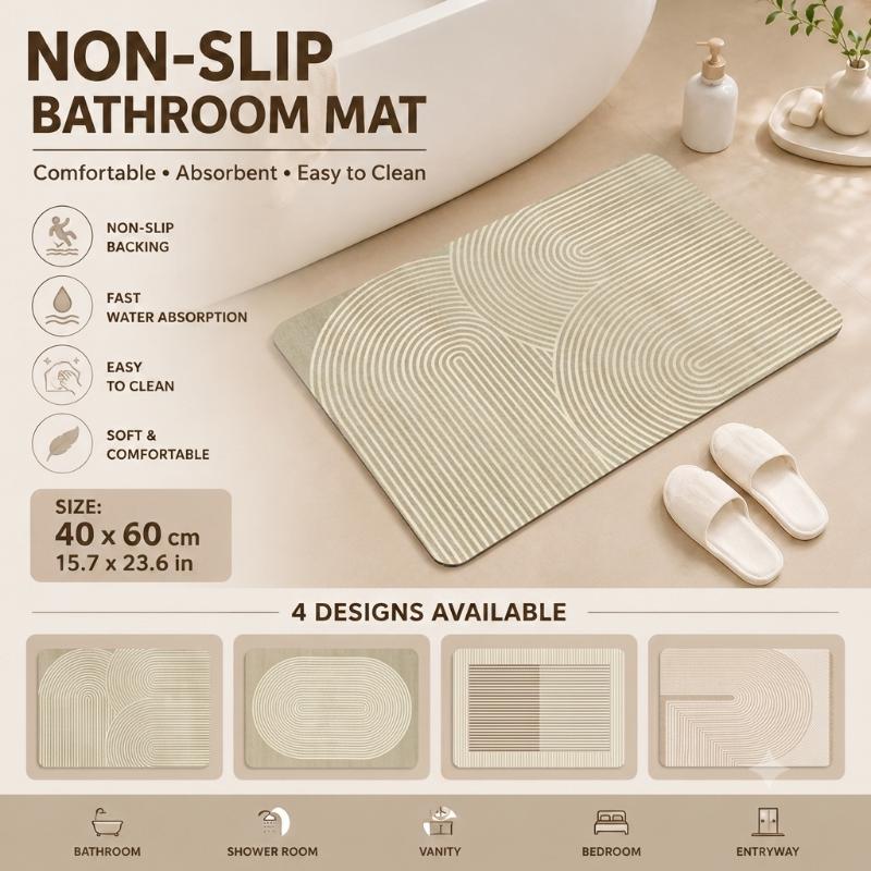 Diatomite Bath Mat Quick Dry A - Quick Dry Diatomite Bath Mat 评论和价格