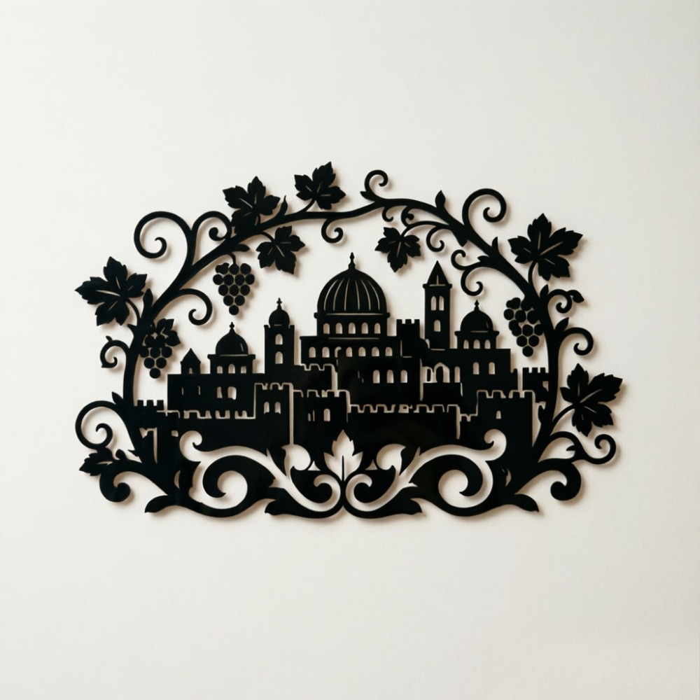 CIFBUY Iron Wall Art Jerusalem - Home Decor 评论和价格