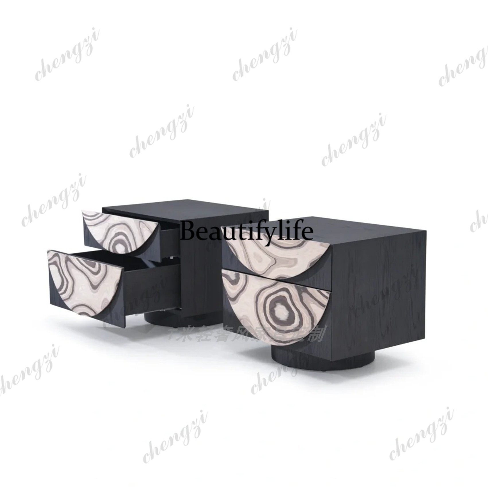 Modern minimalist bedside tabl - Storage & Organization 评论和价格