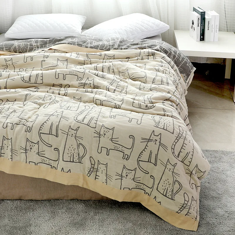 WASART Pure cotton twel muslin - Muslin Cotton Bedspread 评论和价格