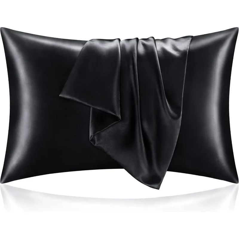 Multi-size Satin Pillowcase fo - Satin Silk Pillowcase Hair Skin 评论和价格