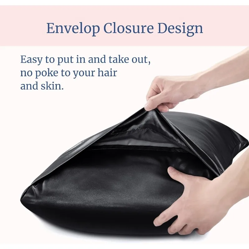 Multi-size Satin Pillowcase fo - Satin Silk Pillowcase Hair Skin 评论和价格