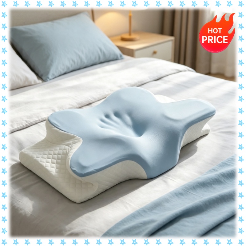 Breathable Cooling Memory Foam - Memory Foam Orthopedic Pillow Neck Pain 评论和价格