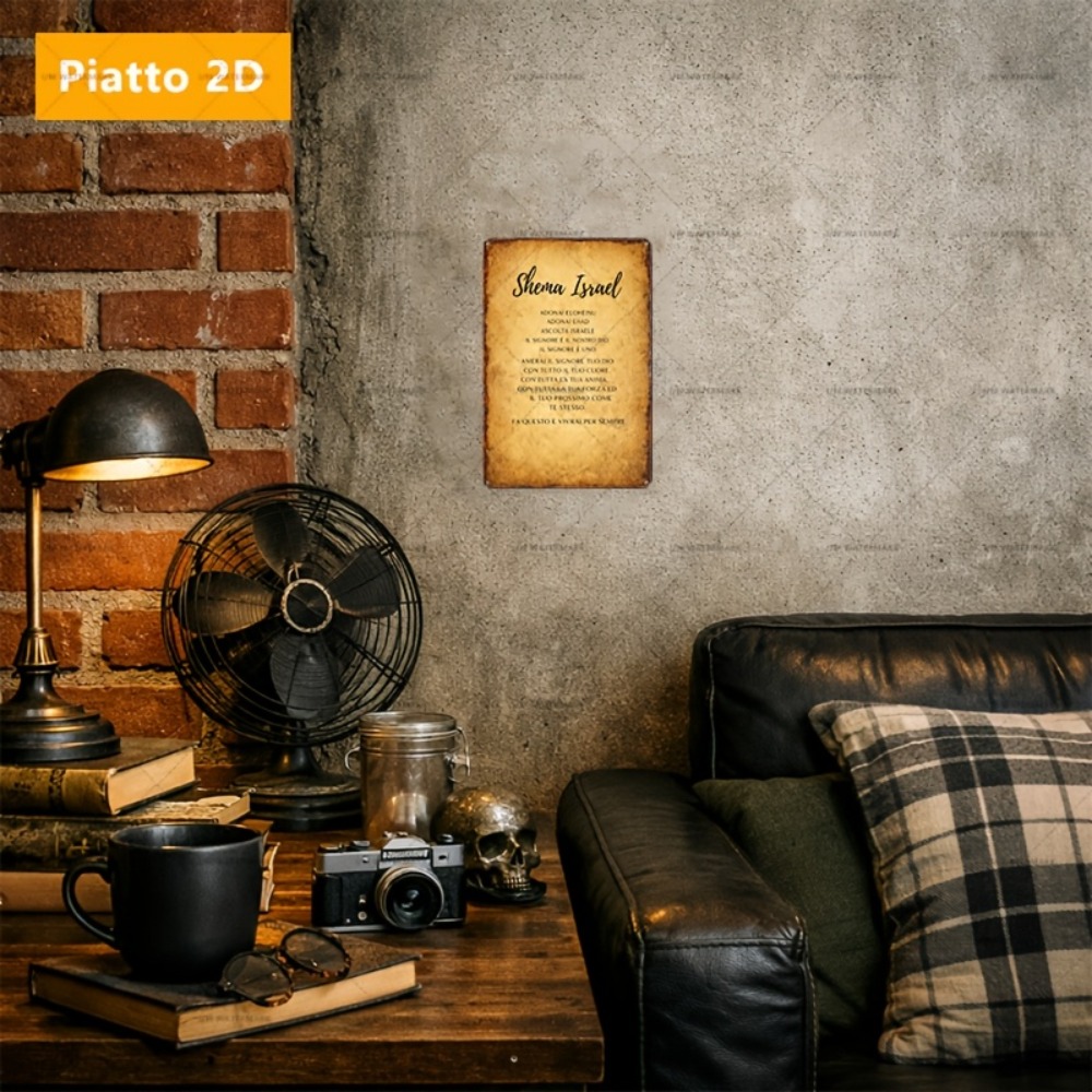 CIFBUY  Hebrew Scripture Alumi - Home Decor 评论和价格