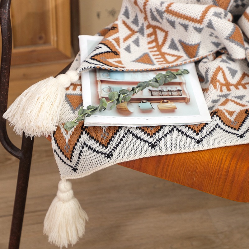 Boho Southwestern Fringed Thro - Boho Throw Blanket Fringe 评论和价格