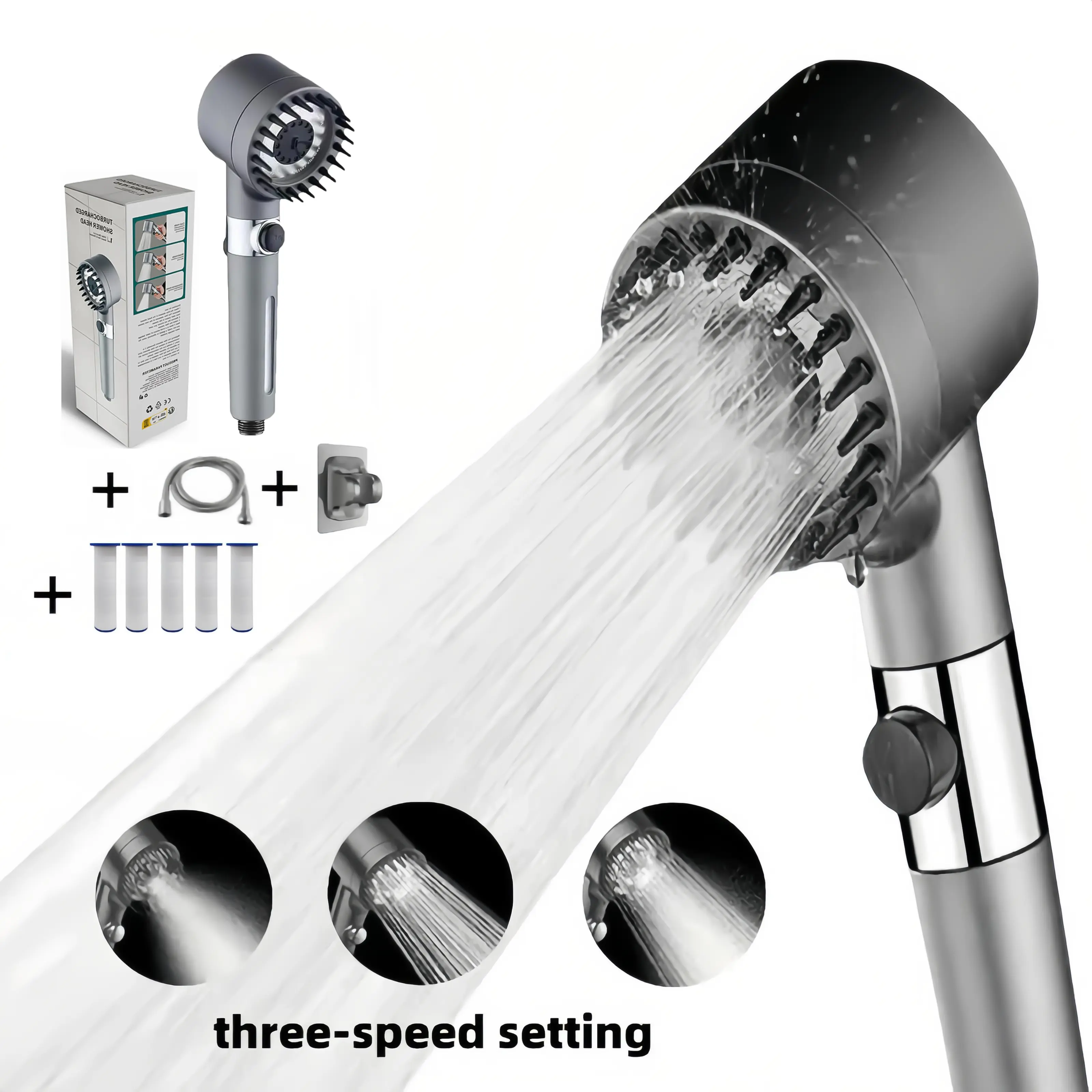 High Pressure Filtered Handhel - High Pressure Shower Head Handheld 评论和价格